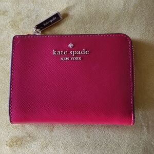 NWT Kate Spade RUBY RED ZIP Wallet